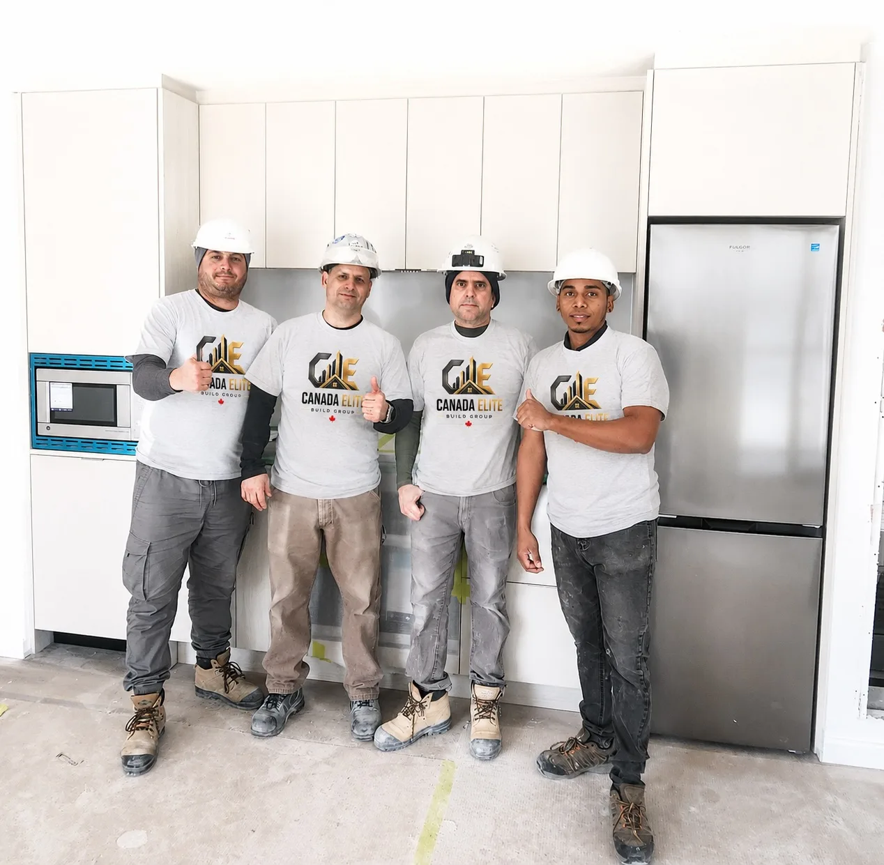 Canada Elite Build Group execution team on site